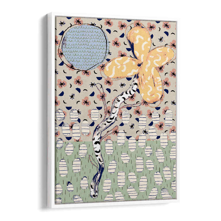 PATTERN PLAY XII , FLORAL FLOWER PAINTINGS