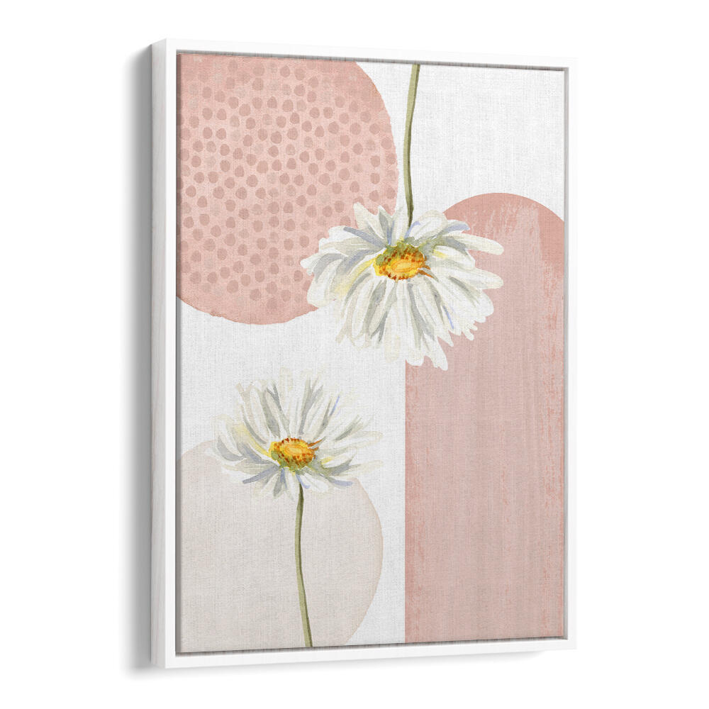 DAISY PINKS III , BOHO ART PAINTINGS