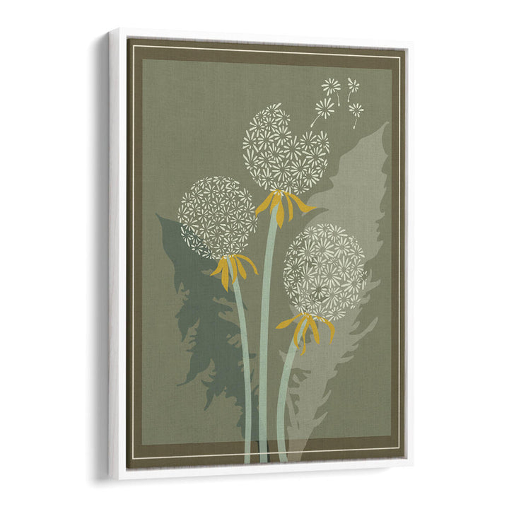 DANDELION II, FLORAL FLOWER PAINTINGS showcase vibrant blooms, adding enchanting beauty to any home decor.