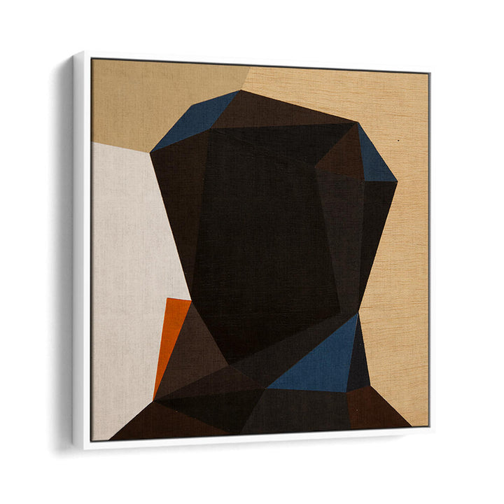 BLACK HEAD I , GEOMETRIC ART PRINTS