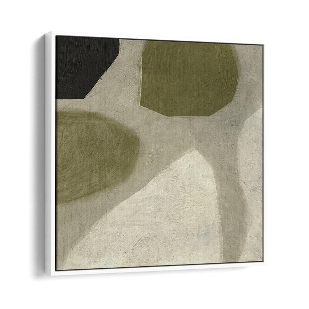 FORMS IN PALE , ABSTRACT PAINTINGS