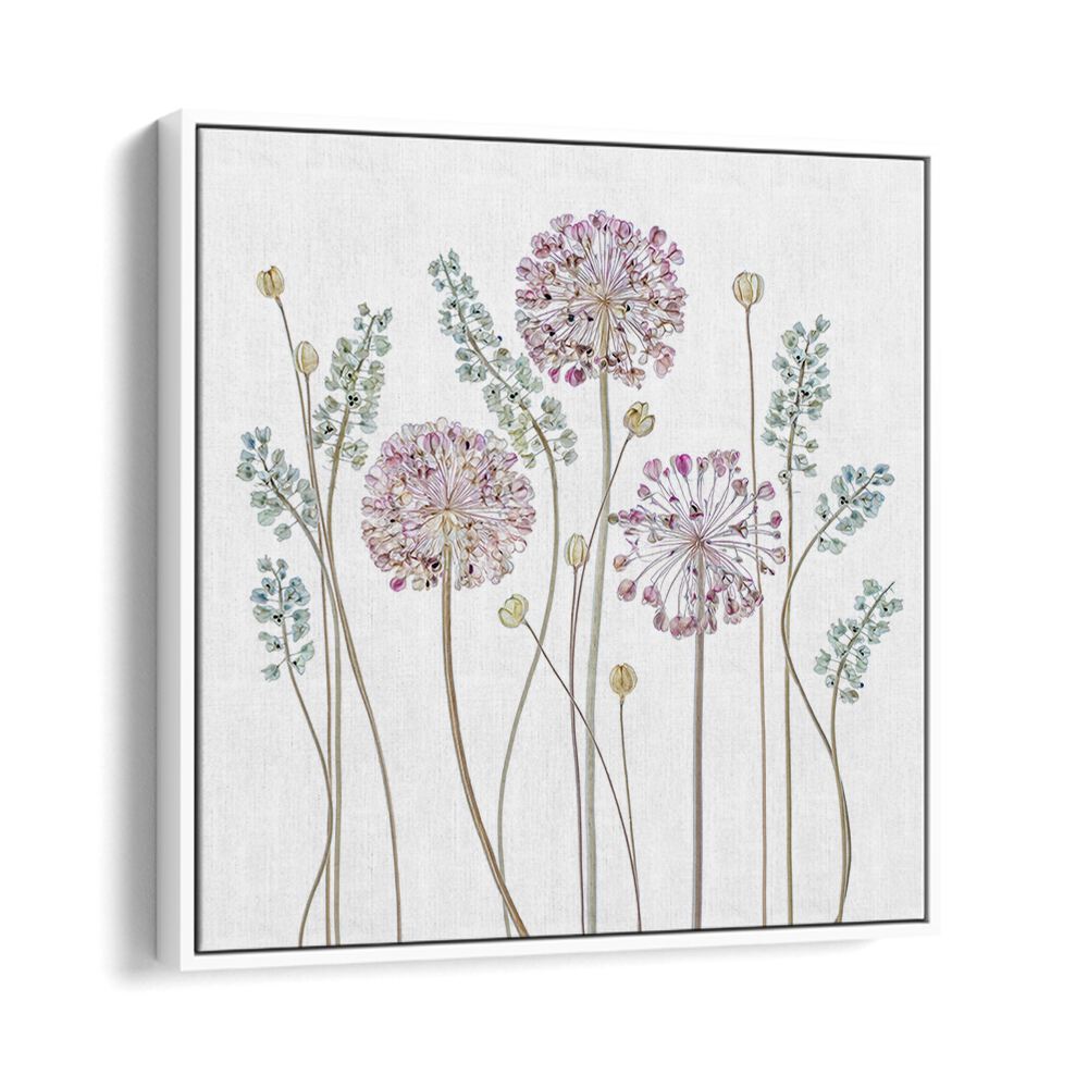 Elegant ALLIUM II, FLORAL FLOWER PAINTINGS showcase delicate blooms, enhancing your home décor with charm and style.