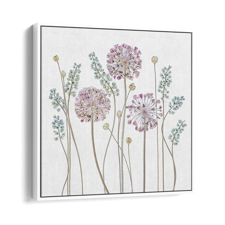 Elegant ALLIUM II, FLORAL FLOWER PAINTINGS showcase delicate blooms, enhancing your home décor with charm and style.