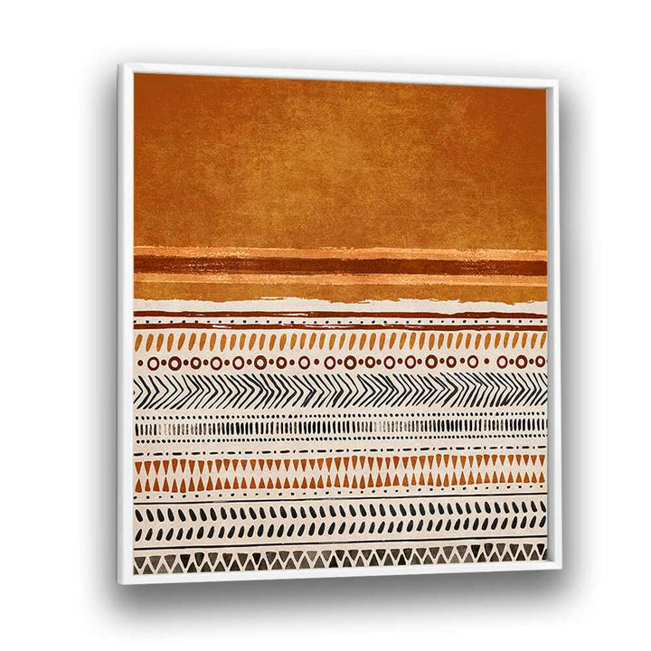 KILIM TURUNCU II, BOHO ART PAINTINGS feature vibrant colors and patterns, perfect for stylish home decor.