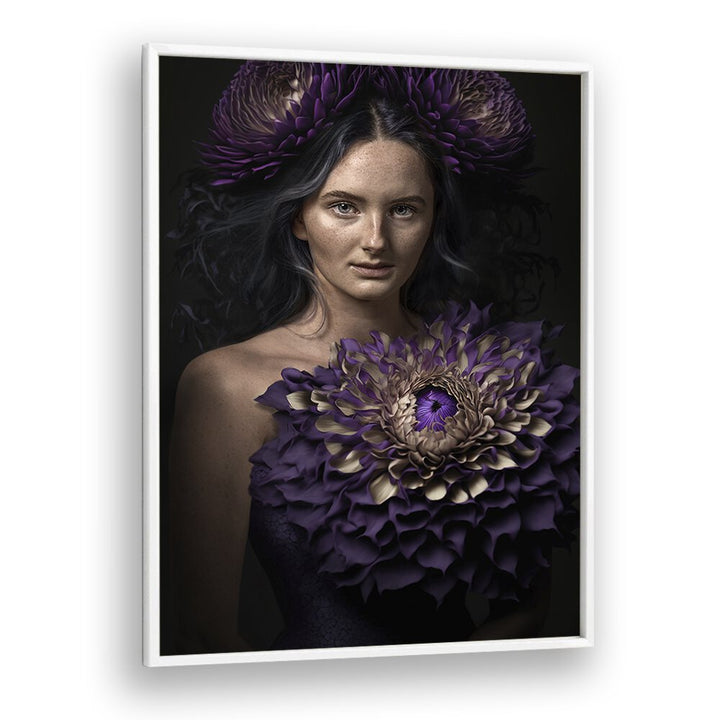 Surreal PURPLE HEART photography prints featuring a stunning floral design and captivating artistry.
