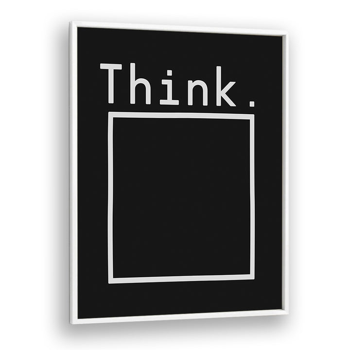 Inspire creativity with the OUTSIDE THE BOX, QUOTES poster, perfect for any modern space by Florent Bodart.