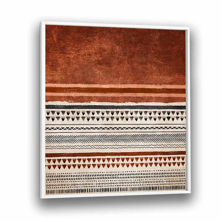 KILIM KIREMIT II, BOHO ART PAINTINGS showcase vibrant colors and patterns, perfect for modern decor by Emel Tunaboylu.