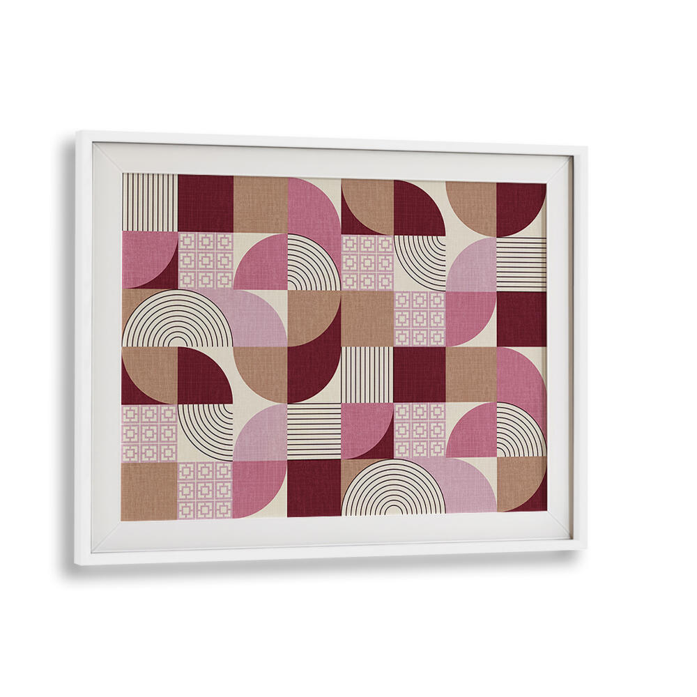 DESERT SHAPES MAUVE , GEOMETRIC ART PRINTS