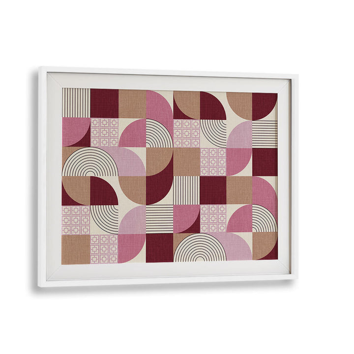 DESERT SHAPES MAUVE , GEOMETRIC ART PRINTS