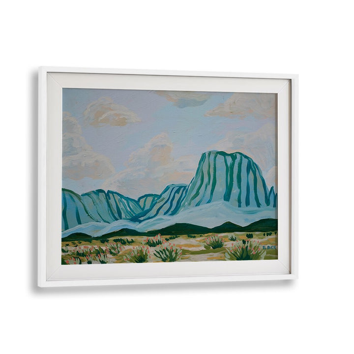 A vibrant depiction of BIG BEND COUNTRY, LANDSCAPE PAINTINGS captures Texas's stunning natural beauty and colors.