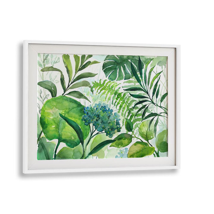 DIVERSE GREEN LEAVE, FLORAL FLOWER PAINTINGS showcasing lush greenery, perfect for enhancing any living space.