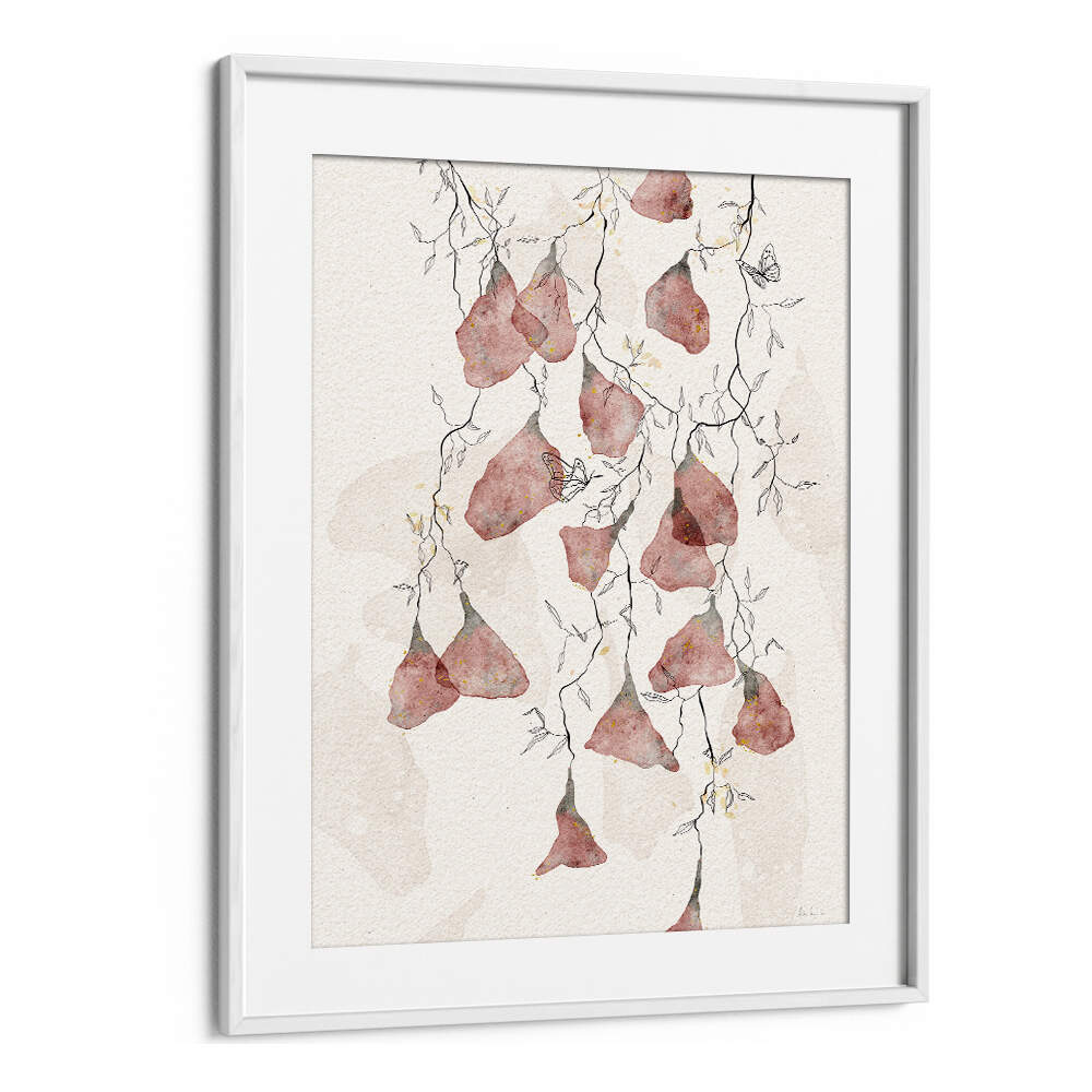 BUTTERFLY KISSES , FLORAL FLOWER PAINTINGS