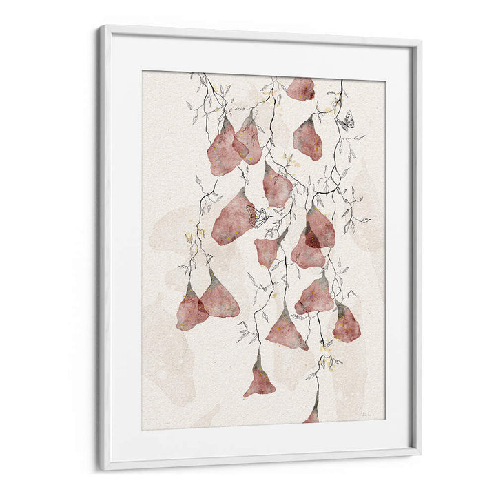 BUTTERFLY KISSES , FLORAL FLOWER PAINTINGS