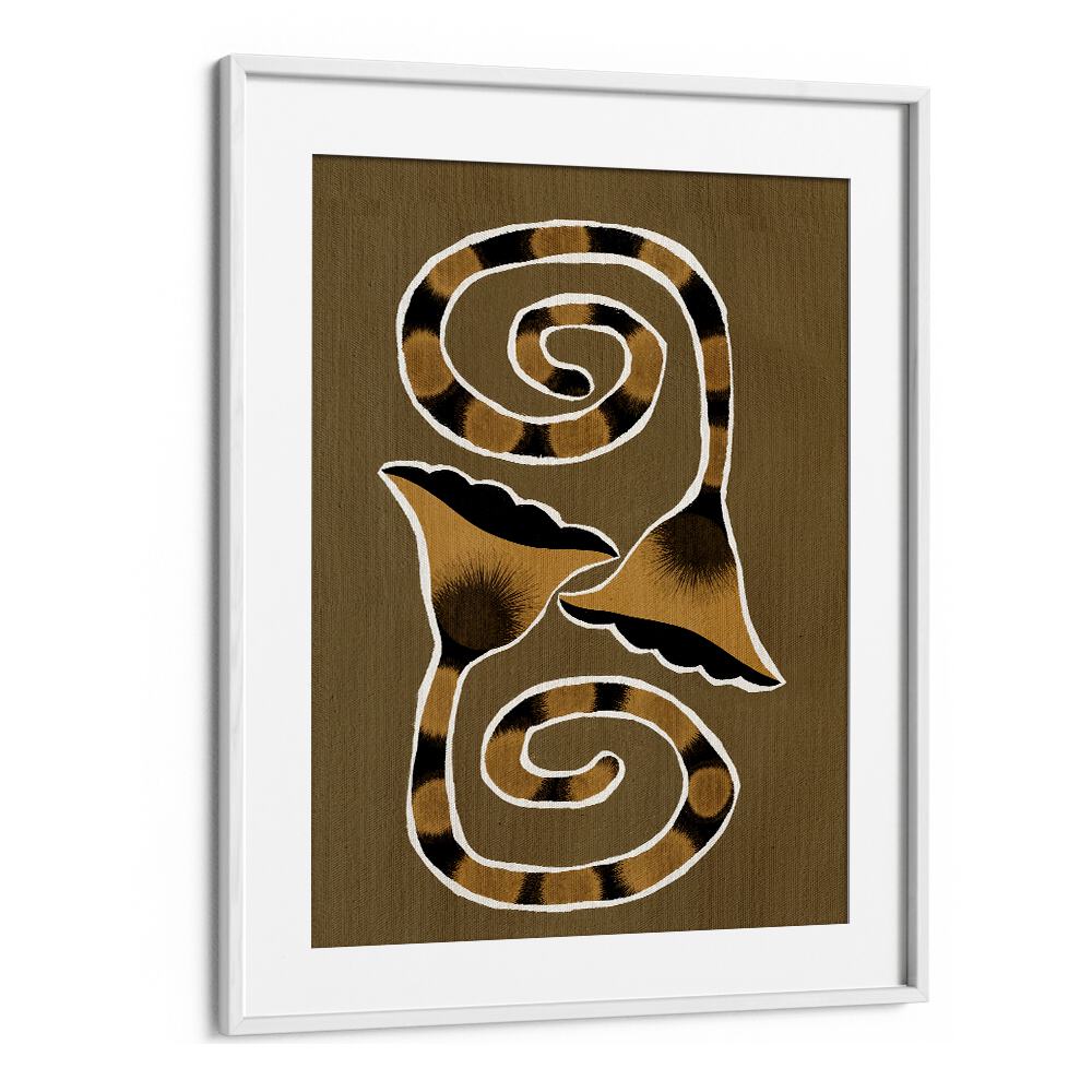 Artful swirls and bold floral shapes define DELICATE BLOOM VI, a standout in floral flower paintings for modern decor.