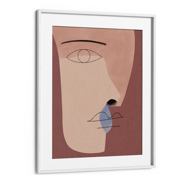 Colorful FACE ME, BOHO ART PAINTINGS featuring abstract face design, perfect for enhancing your living space.