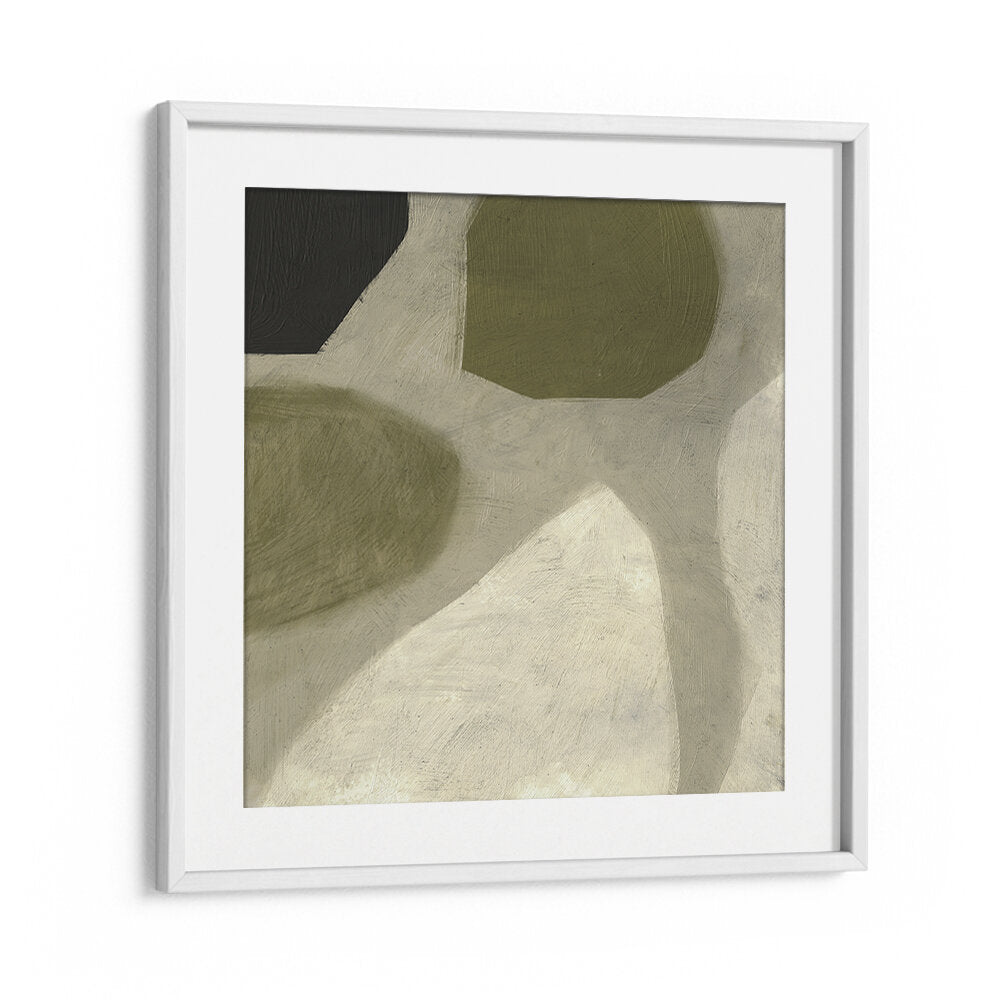 FORMS IN PALE , ABSTRACT PAINTINGS