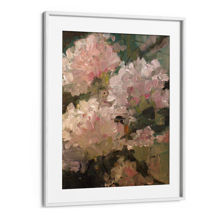 Stunning HORTENSIA ROSA, FLORAL FLOWER PAINTINGS with soft pink blooms, perfect for elevating home decor.