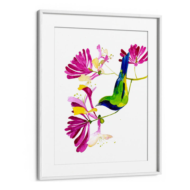 HONEYSUCKLE SEASON SMALL , FLORAL FLOWER PAINTINGS