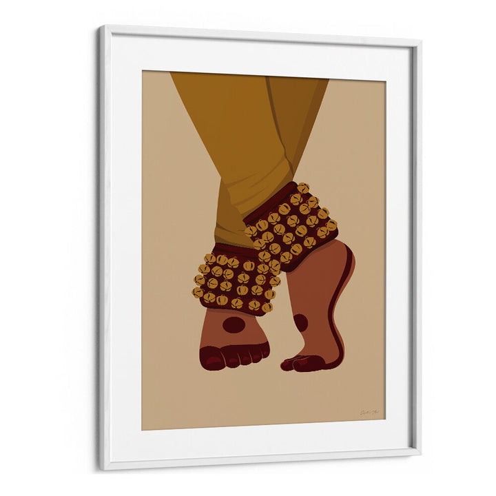 RHYTHM OF STEPS , INDIAN ART PAINTINGS