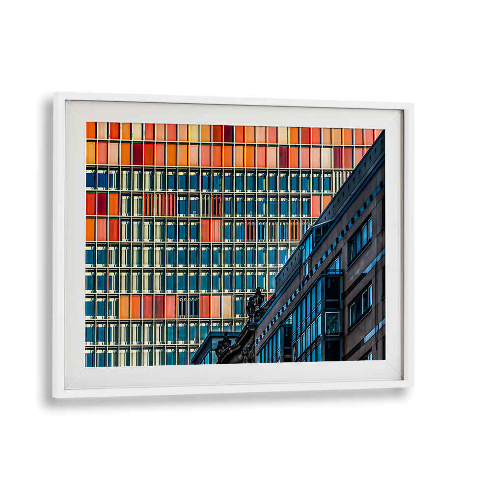 STRIKING HIGH-RISE FACADE , PHOTOGRAPHY PRINTS