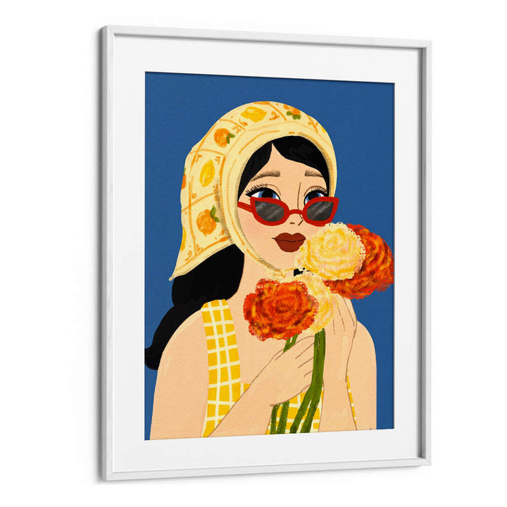 SUMMER GIRL , PORTRAITS & FIGURATIVE ILLUSTRATIONS