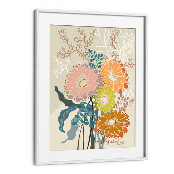 Vibrant SPRINGTIME I, FLORAL FLOWER PAINTINGS showcasing colorful blooms, perfect for brightening any space.