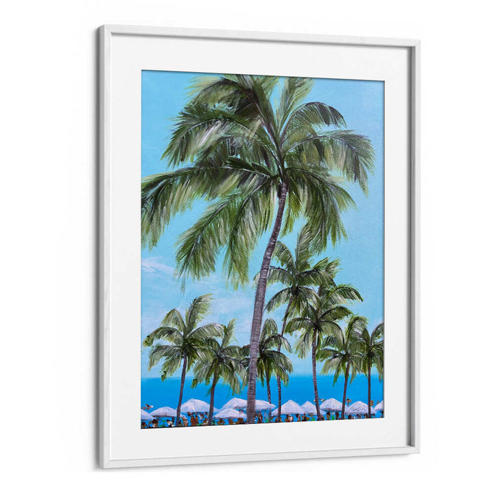 Stunning Tropical Palm Trees II, Floral Flower Paintings, perfect for transforming your living space with nature's beauty.