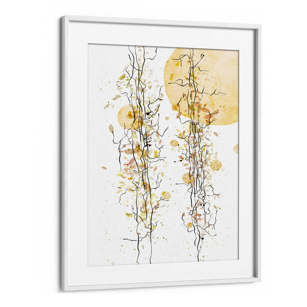 WILD AUTUMN IN THE SUNSET , FLORAL FLOWER PAINTINGS