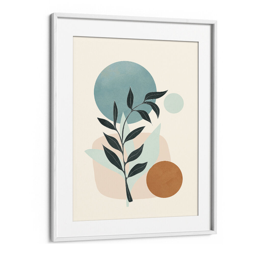 AZZURRO SHAPES II , BOHO ART PAINTINGS