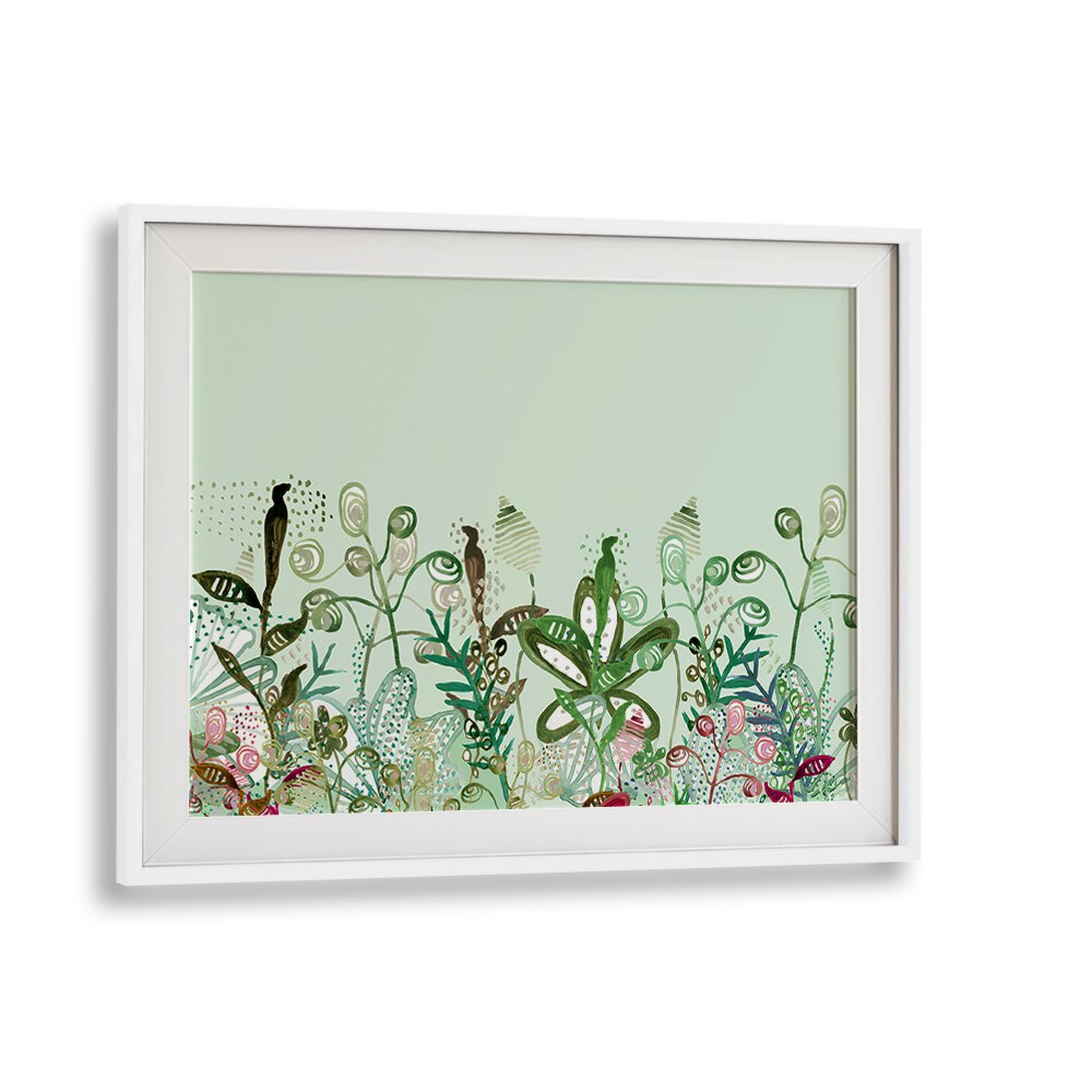 Enchanting UNDER THE SEA MURAL, FLORAL FLOWER PAINTINGS create a botanical paradise for your space.
