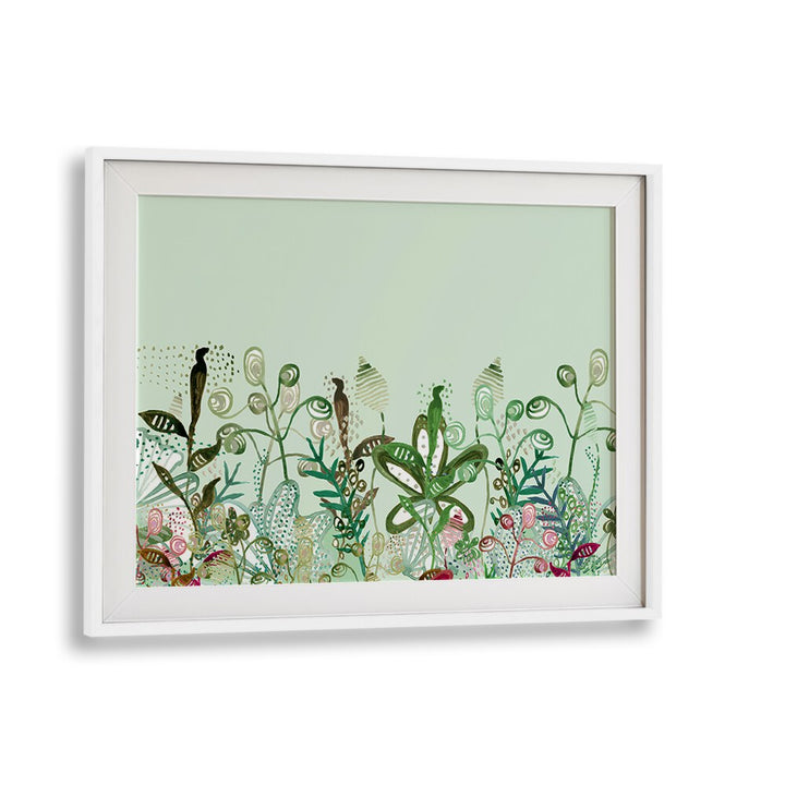 Enchanting UNDER THE SEA MURAL, FLORAL FLOWER PAINTINGS create a botanical paradise for your space.