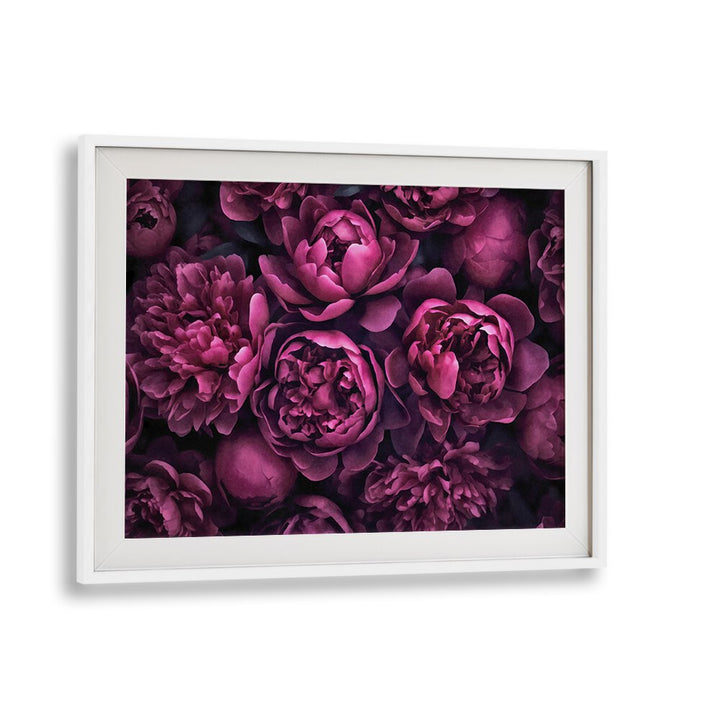 Elegant moody pink flowers in a stunning floral painting, perfect for enhancing your space with botanical beauty.