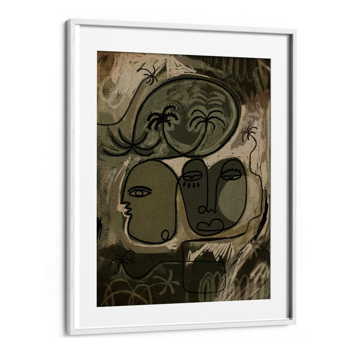 Explore tranquility with UNWIND ALONG THE PALM PATH, BOHO ART PAINTINGS, perfect for a serene home ambiance.