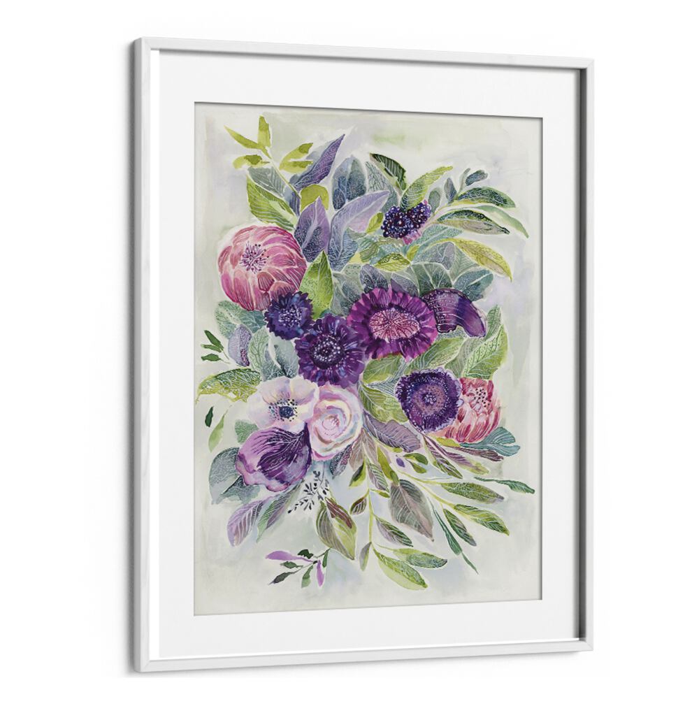 Vibrant floral artwork titled SECRET GARDEN, perfect for enhancing serene spaces with natural beauty.