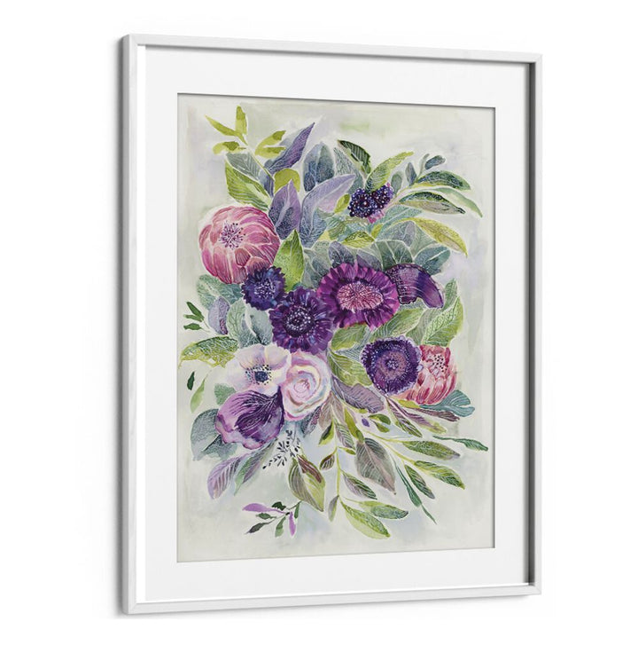Vibrant floral artwork titled SECRET GARDEN, perfect for enhancing serene spaces with natural beauty.