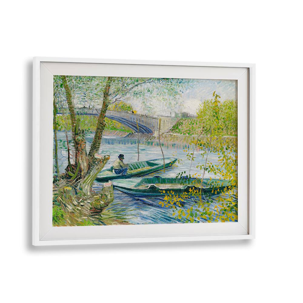 FISHING IN SPRING, (1887) ,  VINTAGE PAINTINGS