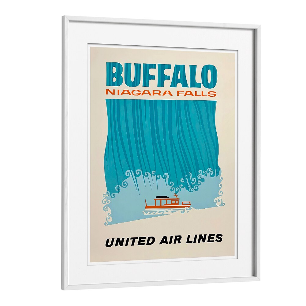 Captivating NIAGARA FALLS I, VINTAGE TRAVEL POSTERS showcasing the beauty of Niagara Falls, perfect for home decor.