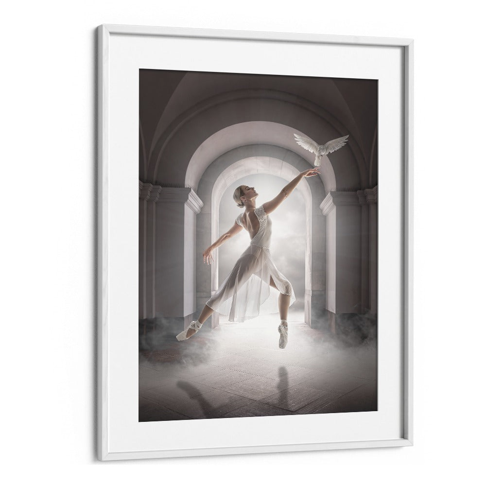 Whimsical BIRD DANCE, PHOTOGRAPHY PRINTS featuring a dancer and bird, crafted to inspire imagination and wonder.