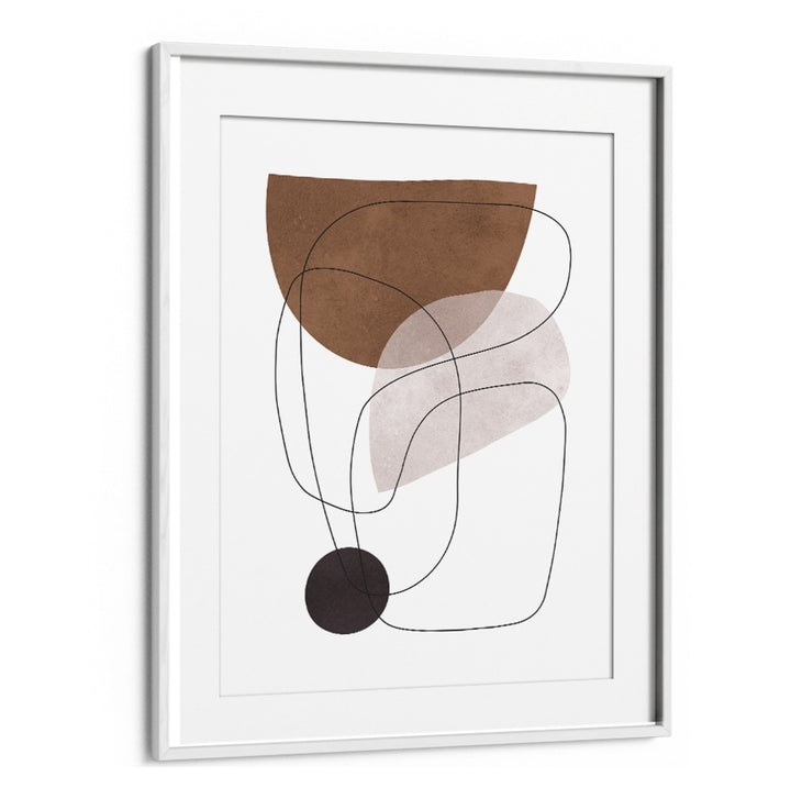 Contemporary SHAPES, ABSTRACT PAINTINGS featuring elegant lines and earthy tones, perfect for modern spaces.