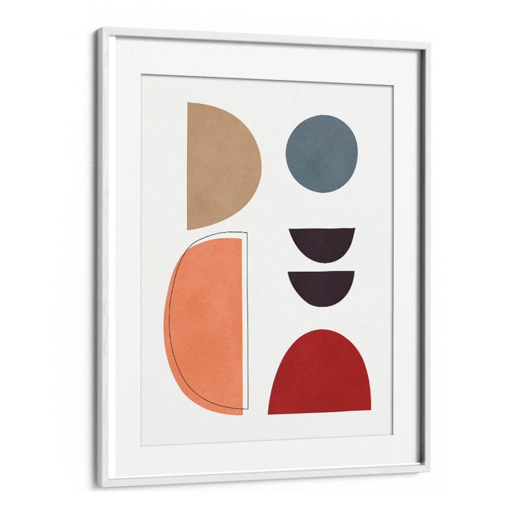 Stylish EXPRESSIVE IV, GEOMETRIC ART PRINTS featuring vibrant shapes, perfect for enhancing any creative space.
