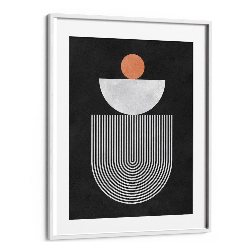 Abstract LINES AND CIRCLES VI, GEOMETRIC ART PRINTS featuring bold shapes and lines, perfect for modern decor.