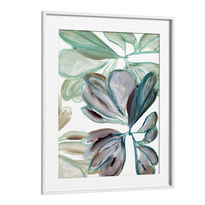 Vibrant AQUA FLORAL I, FLORAL FLOWER PAINTINGS showcase exquisite brushstrokes for stunning wall decor.