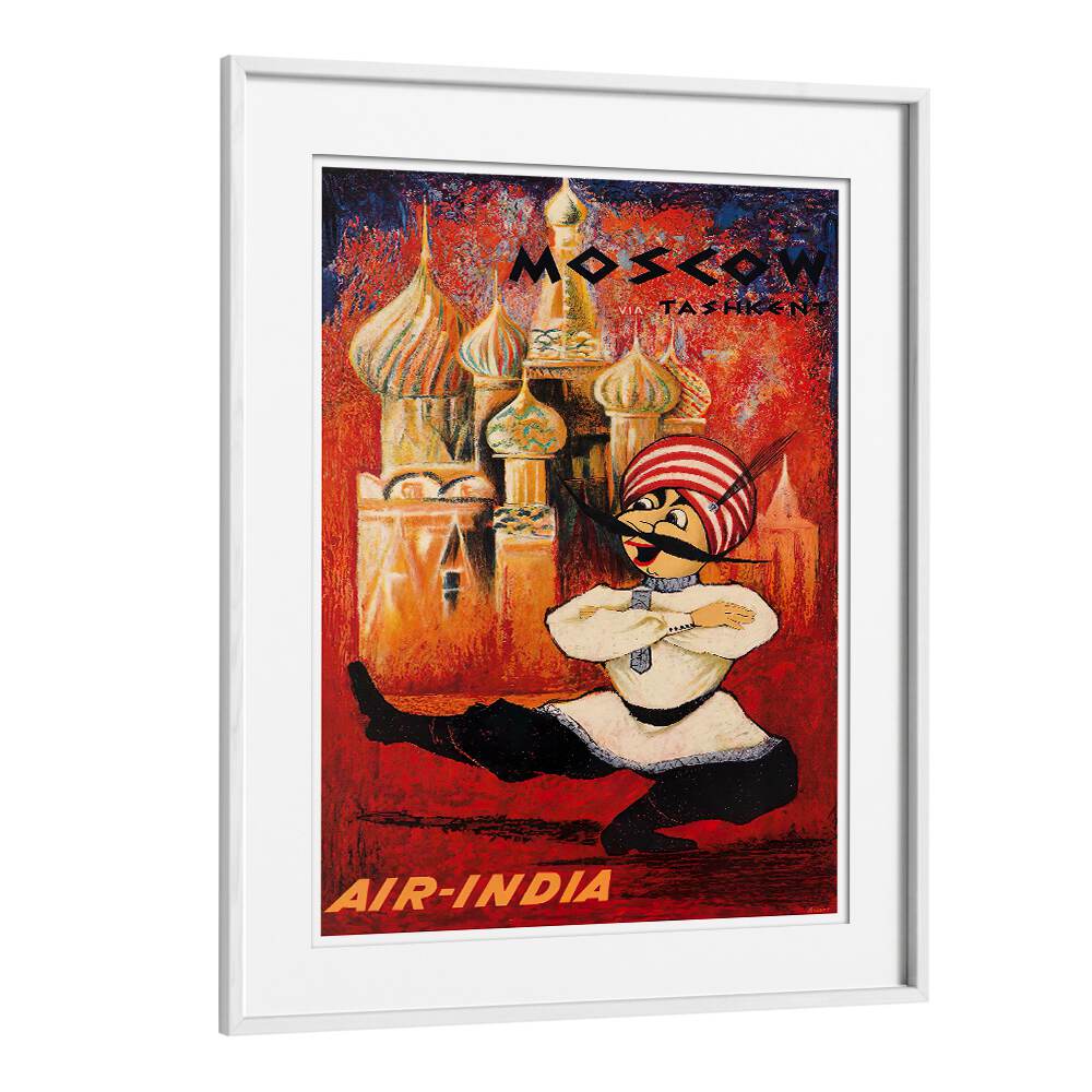 Moscow II, Vintage Travel Posters showcase vibrant artistry and iconic landmarks of Russia's enchanting capital.