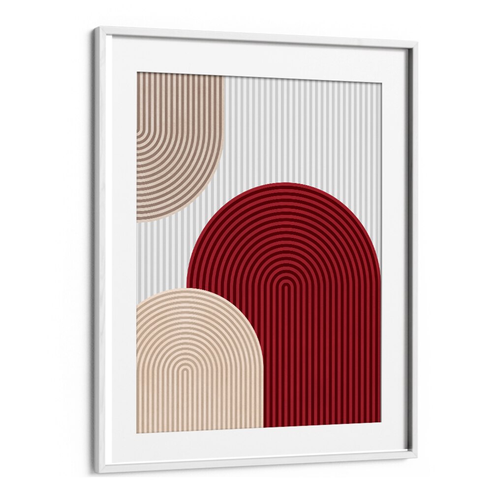 Stylish SEMICIRCLES IV, GEOMETRIC ART PRINTS featuring bold shapes, perfect for enhancing any creative space.