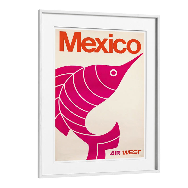 MEXICO I, VINTAGE TRAVEL POSTERS showcase vibrant designs capturing Mexico's rich culture and landscapes, perfect for travel enthusiasts.