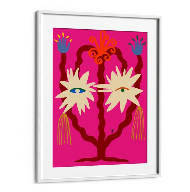 Vibrant art print, "LOOKING FORWARD, VIBRANT," adds energy and color to any living space. Perfect for home decor.