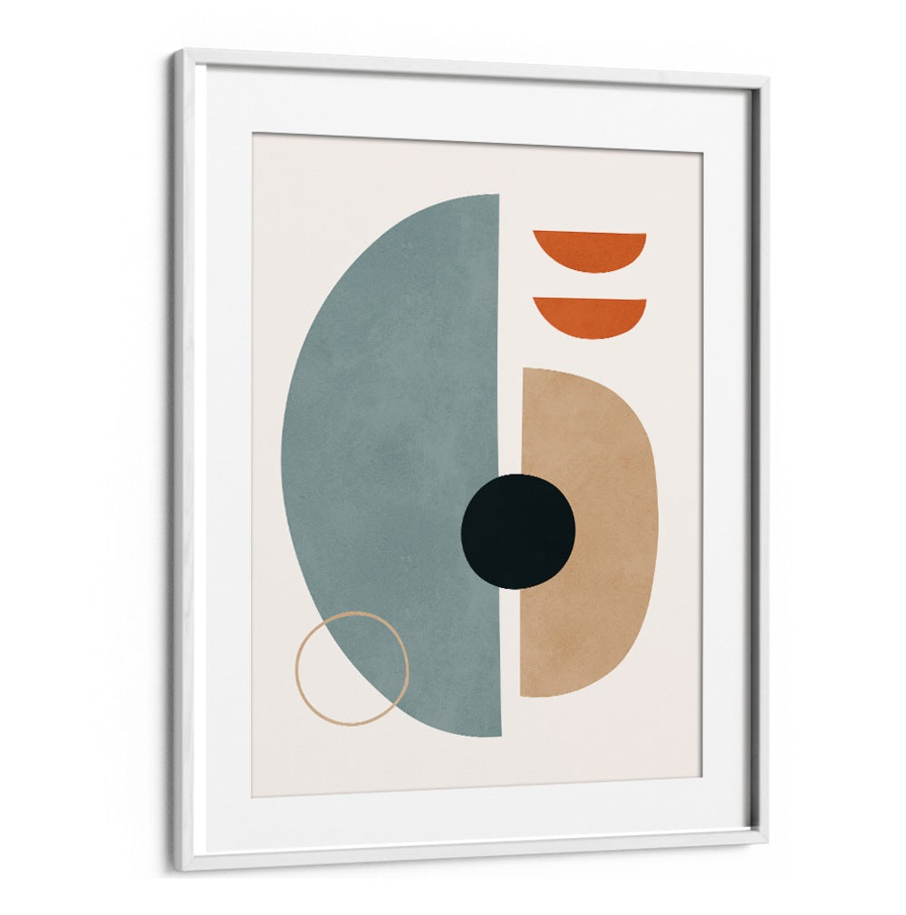 Stylish SEMICIRCLES VII, BOHO ART PAINTINGS featuring abstract shapes, perfect for creative projects and home decor.