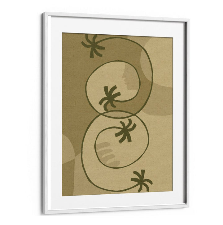 Stylish boho art painting, THE LAND STORY III, enhances any space with nature-inspired design and modern aesthetics.