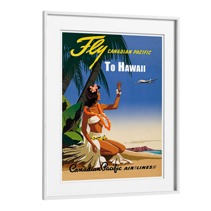 Vibrant HAWAII IV, VINTAGE TRAVEL POSTERS evoke nostalgia and tropical paradise, perfect for any space.