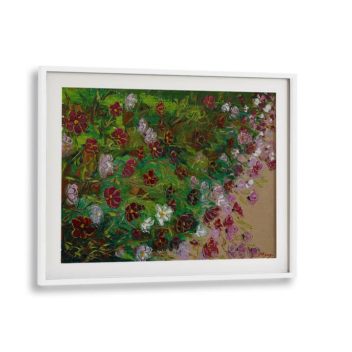 Vibrant COSMOS CANVAS, FLORAL FLOWER PAINTINGS bursting with colors, perfect for enhancing your home decor.